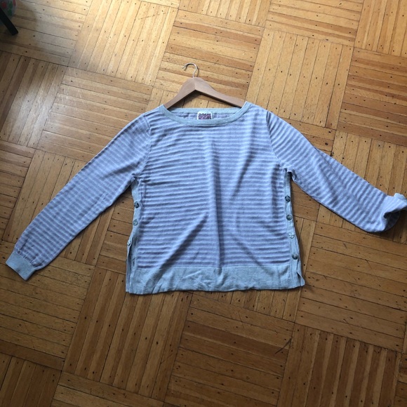 Anthropologie • Stripey Side Button Sweater - Picture 2 of 5